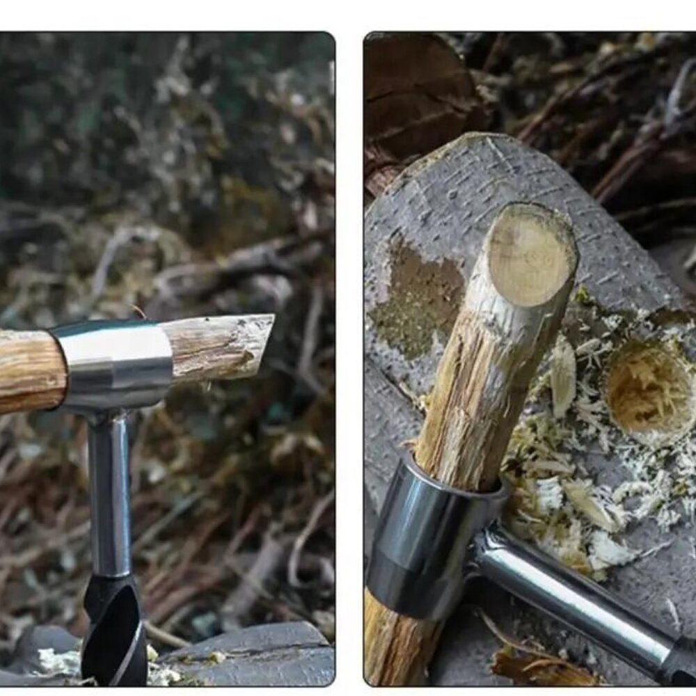 Multifunction Survival Settlers Tool Bushcraft Hand Auger Wrench Scotch Eye1Pack - Picture 7 of 8